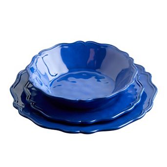 Certified International Isabella Red Melamine 12 pc Dinnerware Set