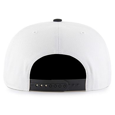 Men's '47 White/Black St. Louis Cardinals Foundation Captain Snapback Hat