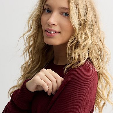 Juniors' SO® Cozy Crewneck Pullover