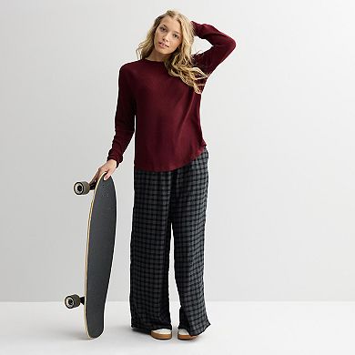 Juniors' SO® Cozy Crewneck Pullover
