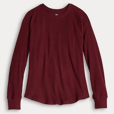 Juniors' SO® Cozy Crewneck Pullover
