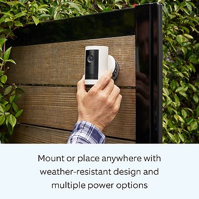 Ring Outdoor 2K Video Plug-In Cam
