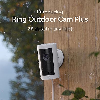 Ring Outdoor 2K Video Plug-In Cam