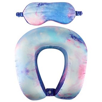 Travel Pillow Eye Mask Set