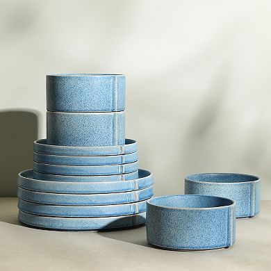 Stone Lain Bao 12-pc. Stoneware Modern Dinnerware Set