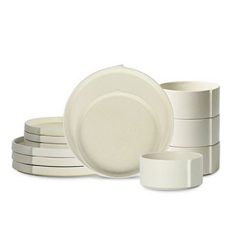 Stone Lain Bao 12 pc Stoneware Modern Dinnerware Set