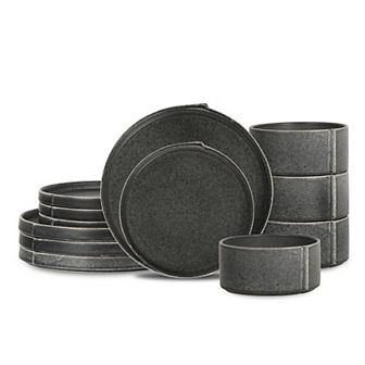 Stone Lain Bao 12 pc Stoneware Modern Dinnerware Set