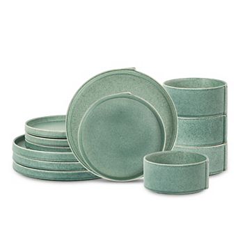 Stone Lain Bao 12 pc Stoneware Modern Dinnerware Set