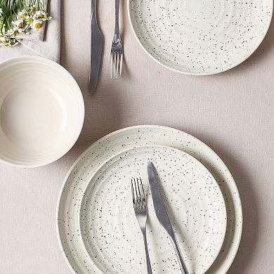 Stone Lain Dua 24-pc. Stoneware Round Dinnerware Set