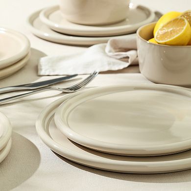 Stone Lain Eden 24-pc. Stoneware Round Dinnerware Set