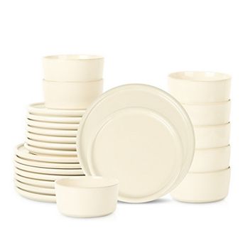 Stone Lain Eden 24 pc Stoneware Round Dinnerware Set