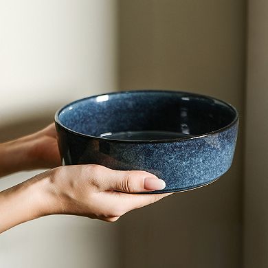 Stone Lain Eden 4-pc. Stoneware Round Pasta Bowl Set