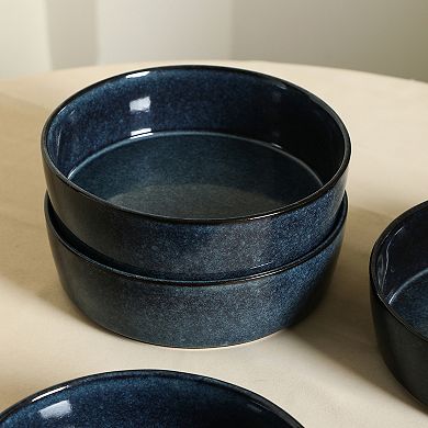 Stone Lain Eden 4-pc. Stoneware Round Pasta Bowl Set