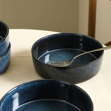 Stone Lain Eden 4-pc. Stoneware Round Pasta Bowl Set