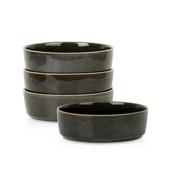 Stone Lain Eden 4 pc Stoneware Round Pasta Bowl Set