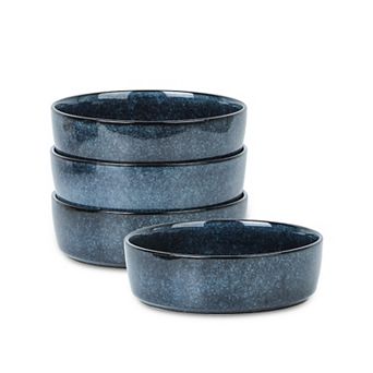 Stone Lain Eden 4 pc Stoneware Round Pasta Bowl Set