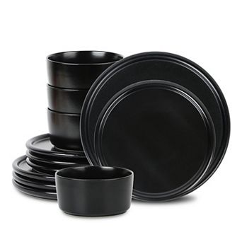 Stone Lain Eden 12 pc Stoneware Round Dinnerware Set