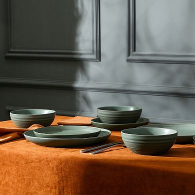 Stone Lain Elio 12-pc. Stoneware Round Dinnerware Set