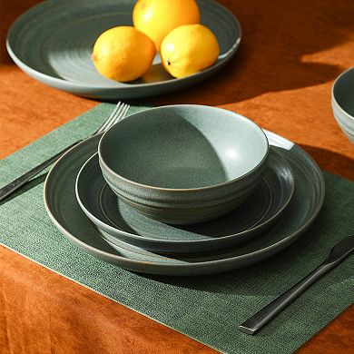 Stone Lain Elio 12-pc. Stoneware Round Dinnerware Set