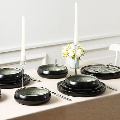 Stone Lain Lagoon 12-pc. Stoneware Round Dinnerware Set