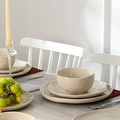 Stone Lain Mirella 12-pc. Stoneware Round Dinnerware Set