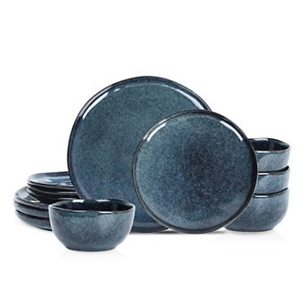 Stone Lain Mirella 12-pc. Stoneware Round Dinnerware Set