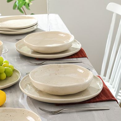 Stone Lain Mirella 4-pc. Stoneware Round Pasta Bowl Set