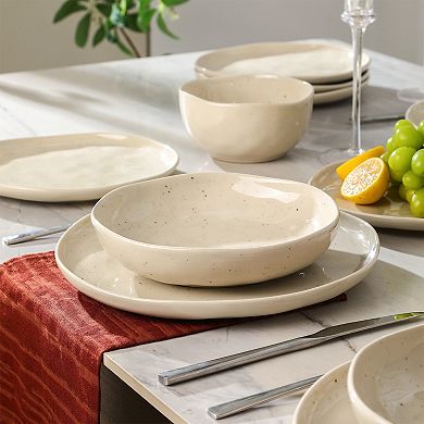 Stone Lain Mirella 4-pc. Stoneware Round Pasta Bowl Set