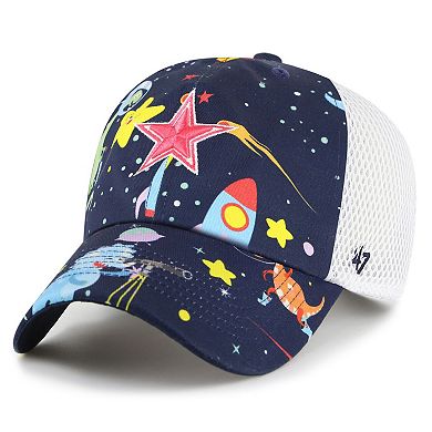 Youth '47 Navy Dallas Cowboys Space Dino Adjustable Hat