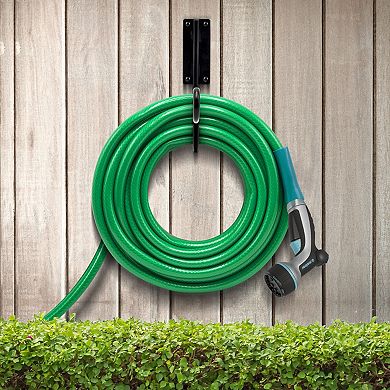 Sorbus Wall Mounted Reel Water Hose Storage Hanger - Great for Garden, Lawn, Yard