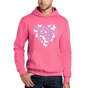 Butterfly Heart - Men's Word Art Hooded Sweatshirt