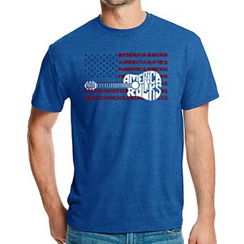 America Rocks - Men's Premium Blend Word Art T-Shirt