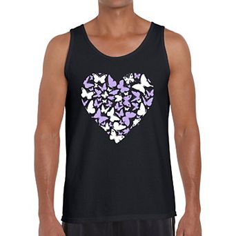 Butterfly Heart - Men's Word Art Tank Top