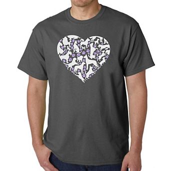 Dog Heart - Men's Word Art T-Shirt