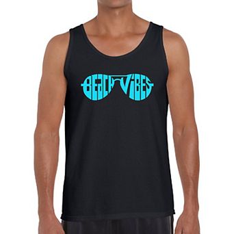 Beach Vibes - Men's Word Art Tank Top
