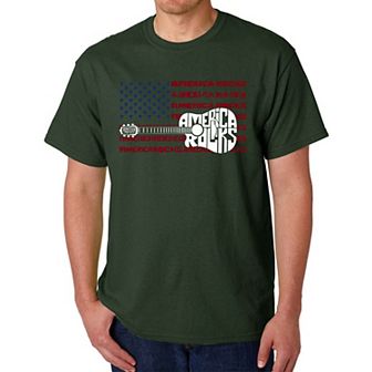 America Rocks - Men's Word Art T-Shirt
