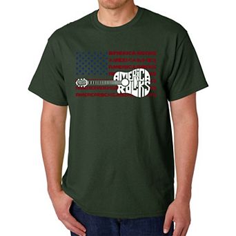 America Rocks - Men's Word Art T-Shirt