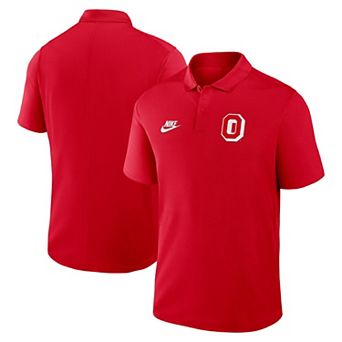 Men's Nike Scarlet Ohio State Buckeyes Primetime Victory Legacy Vault Logo Performance Polo