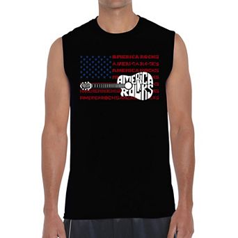America Rocks - Men's Word Art Sleeveless T-Shirt
