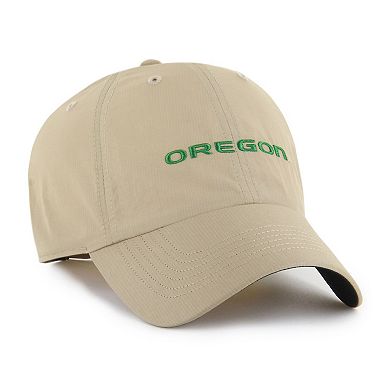 Men's '47 Khaki Oregon Ducks Clean Up brrr Adjustable Hat