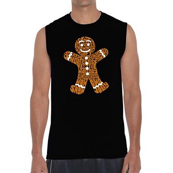 Gingerbread - Men's Word Art Sleeveless T-Shirt