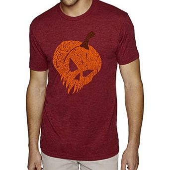 Evil Pumpkin - Men's Premium Blend Word Art T-Shirt