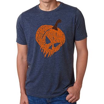 Evil Pumpkin - Men's Premium Blend Word Art T-Shirt