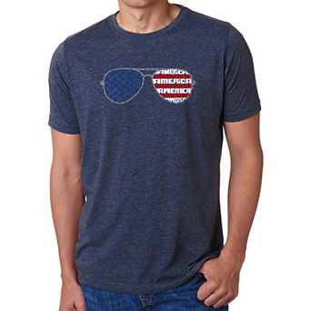 Americana Sunglasses - Men's Premium Blend Word Art T-Shirt