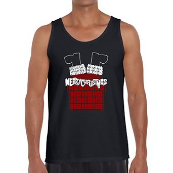 Chimney Santa - Men's Word Art Tank Top