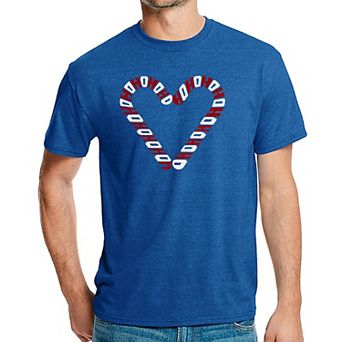 Candy Canes - Men's Premium Blend Word Art T-Shirt