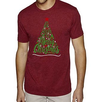 We Wish You A Merry Christmas - Men's Premium Blend Word Art T-Shirt