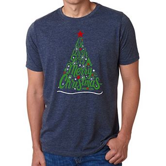 We Wish You A Merry Christmas - Men's Premium Blend Word Art T-Shirt