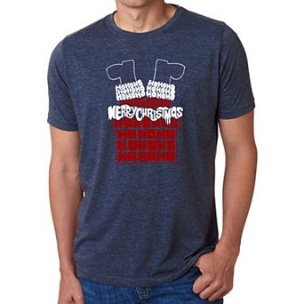 Chimney Santa - Men's Premium Blend Word Art T-Shirt