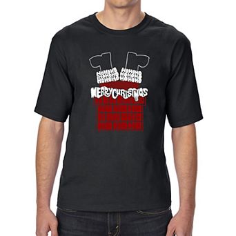 Chimney Santa - Men's Tall and Long Word Art T-Shirt